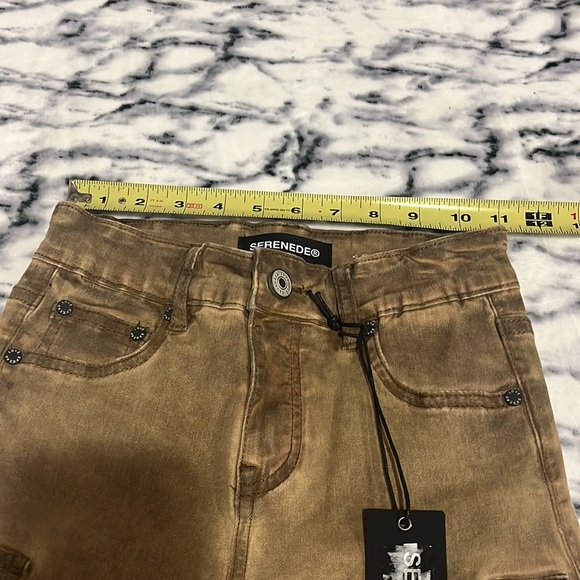 New with tag Tigers Eye Cargo  Jeans Serenede Size 10 Kids Denim . - Picture 9 of 16